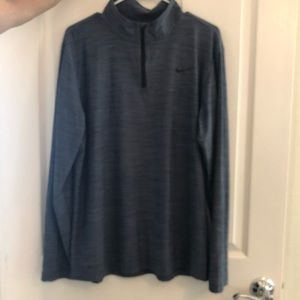 Blue/gray Nike pullover. New! Never worn. Dri Fit